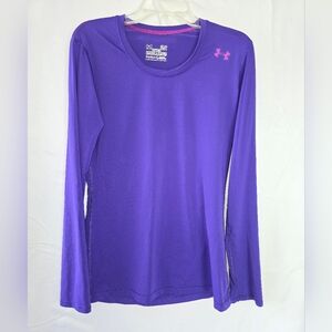 Under Armour Women's Vibrant Purple Long Sleeve Tee